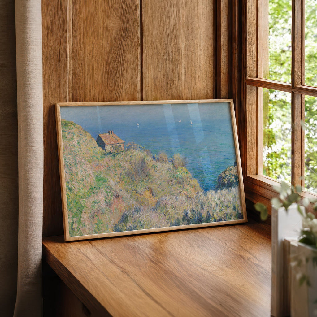 Claude Monet La Maison du Pêcheur Varengeville Print – Impressionist Wall Art