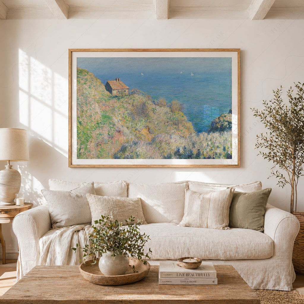 Claude Monet La Maison du Pêcheur Varengeville Print – Impressionist Wall Art