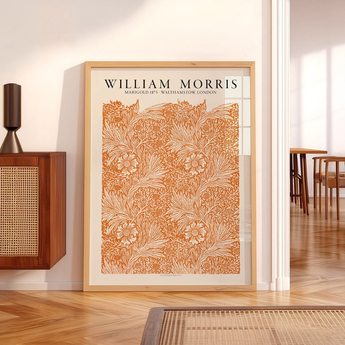 William Morris Marigold 1875 Art Print – Arts and Crafts Wall Decor