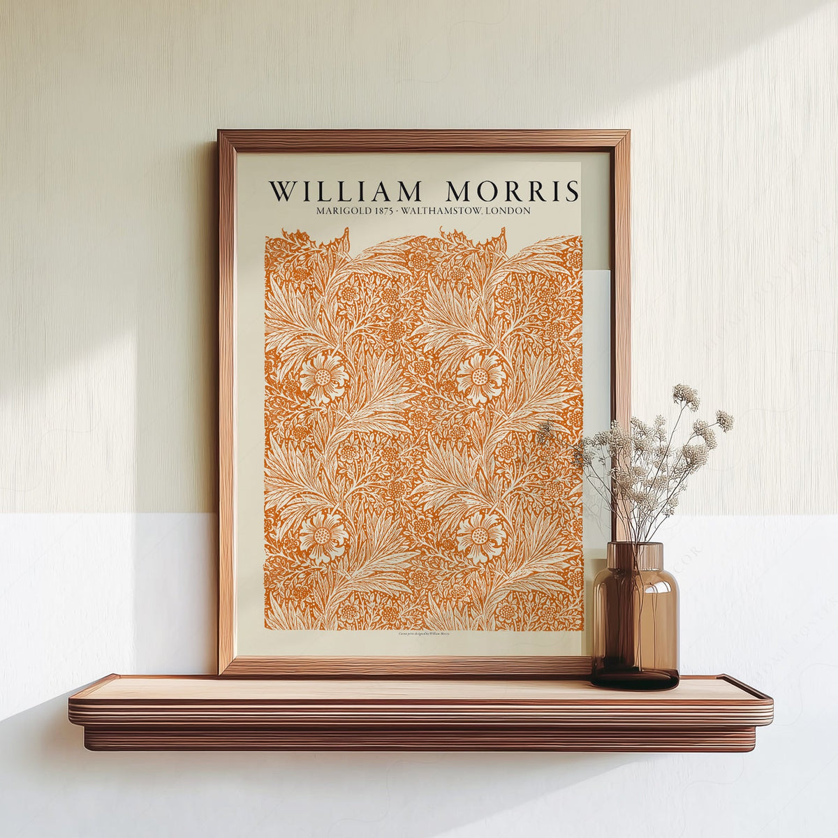 William Morris Marigold 1875 Art Print – Arts and Crafts Wall Decor