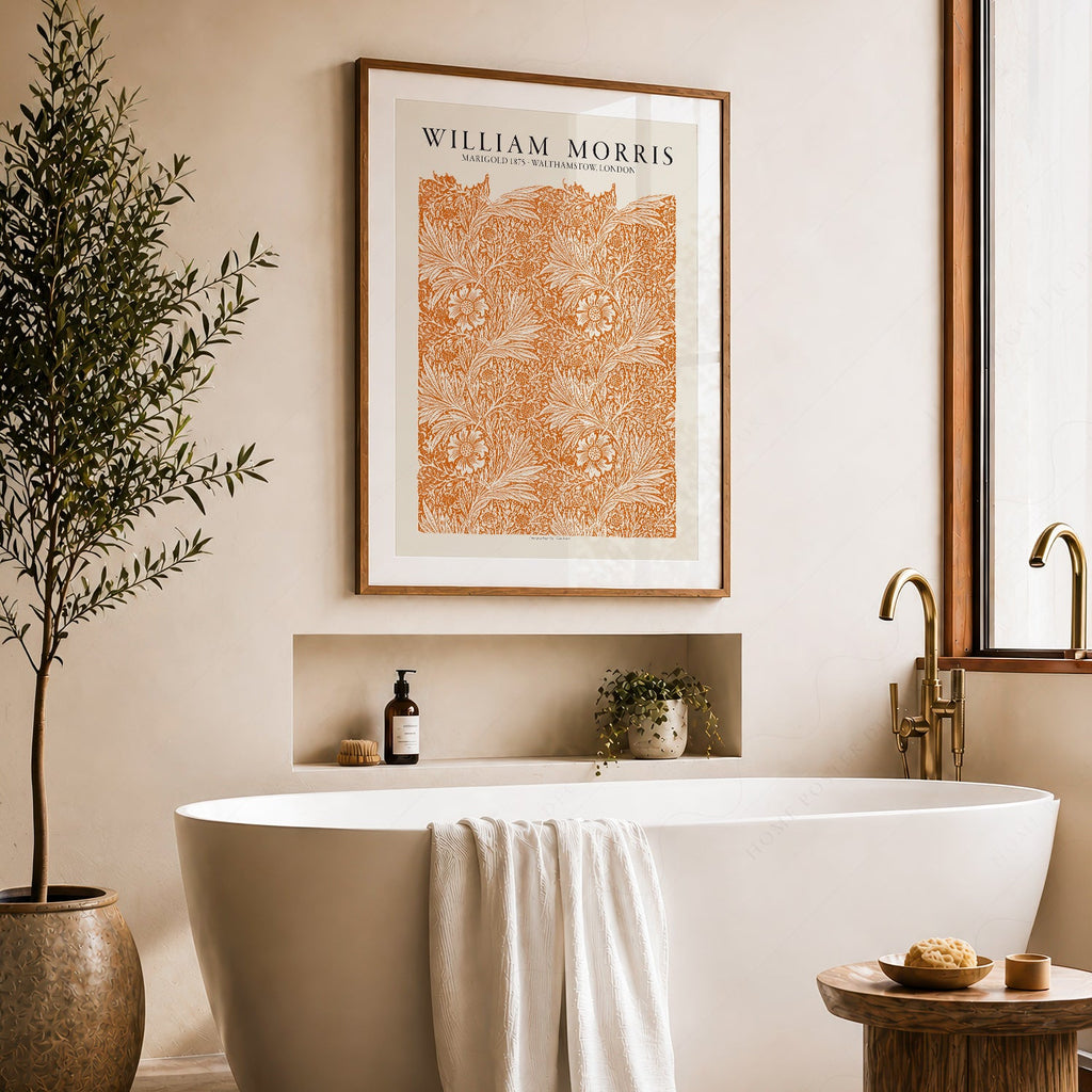 William Morris Marigold 1875 Art Print – Arts and Crafts Wall Decor