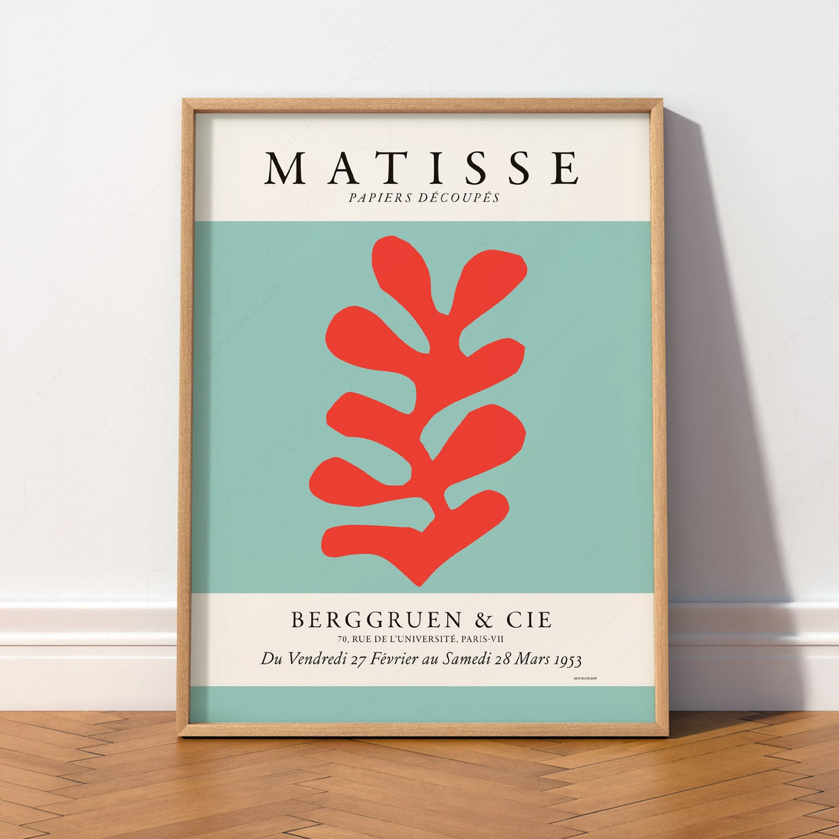 Henri Matisse Papiers Découpés Exhibition Poster – Modern Cut-Out Art