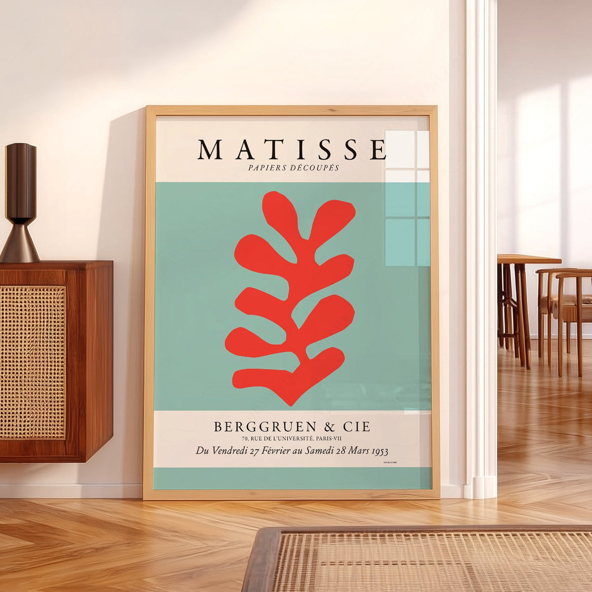 Henri Matisse Papiers Découpés Exhibition Poster – Modern Cut-Out Art