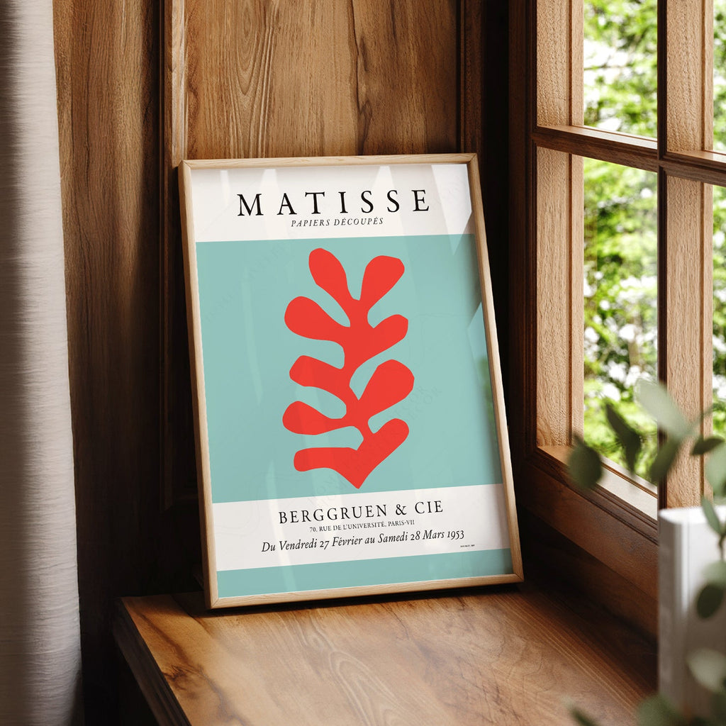 Henri Matisse Papiers Découpés Exhibition Poster – Modern Cut-Out Art