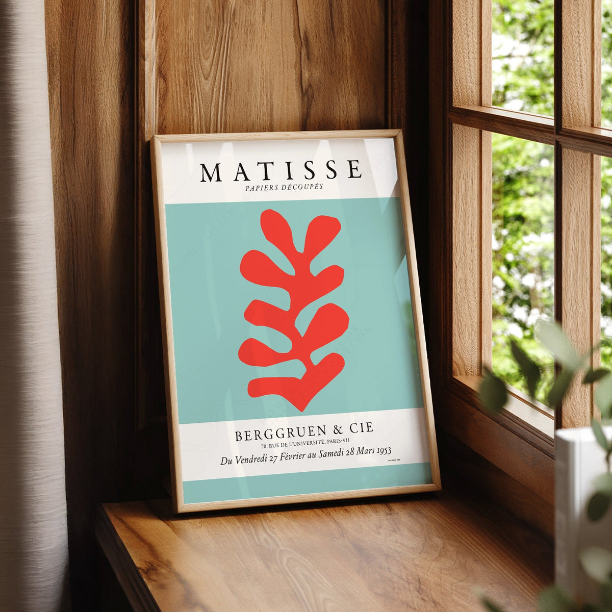 Henri Matisse Papiers Découpés Exhibition Poster – Modern Cut-Out Art