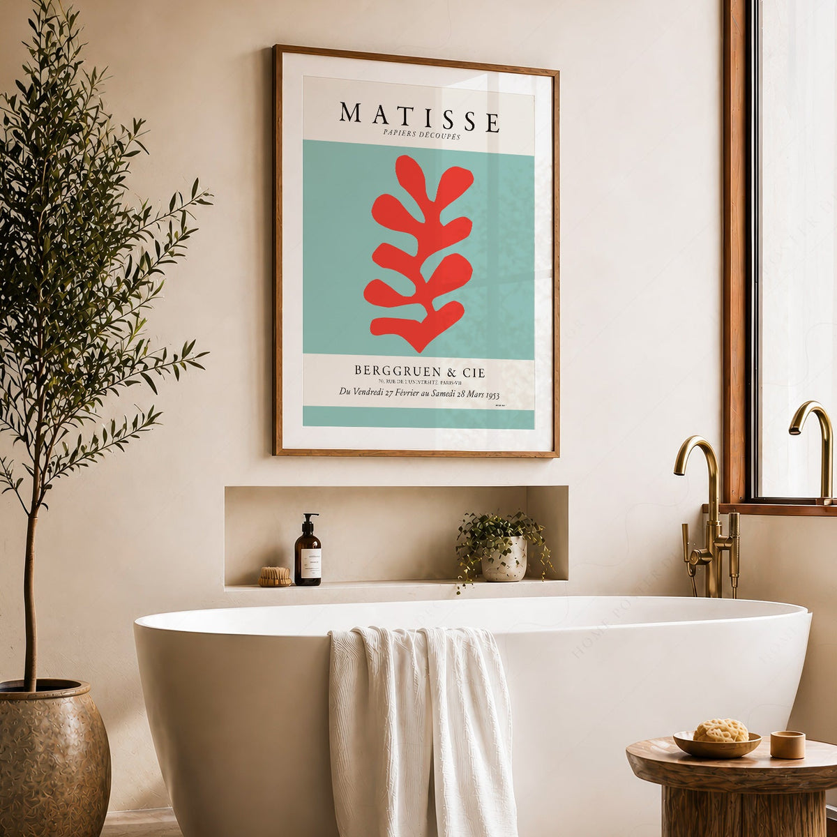 Henri Matisse Papiers Découpés Exhibition Poster – Modern Cut-Out Art