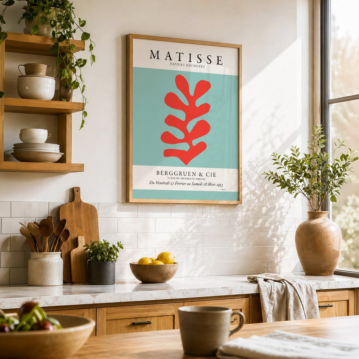 Henri Matisse Papiers Découpés Exhibition Poster – Modern Cut-Out Art