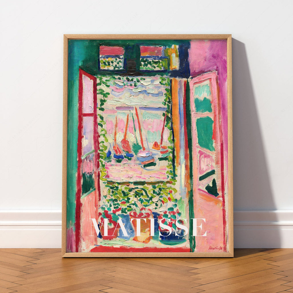 Henri Matisse The Open Window Art Print – Museum Wall Art Poster