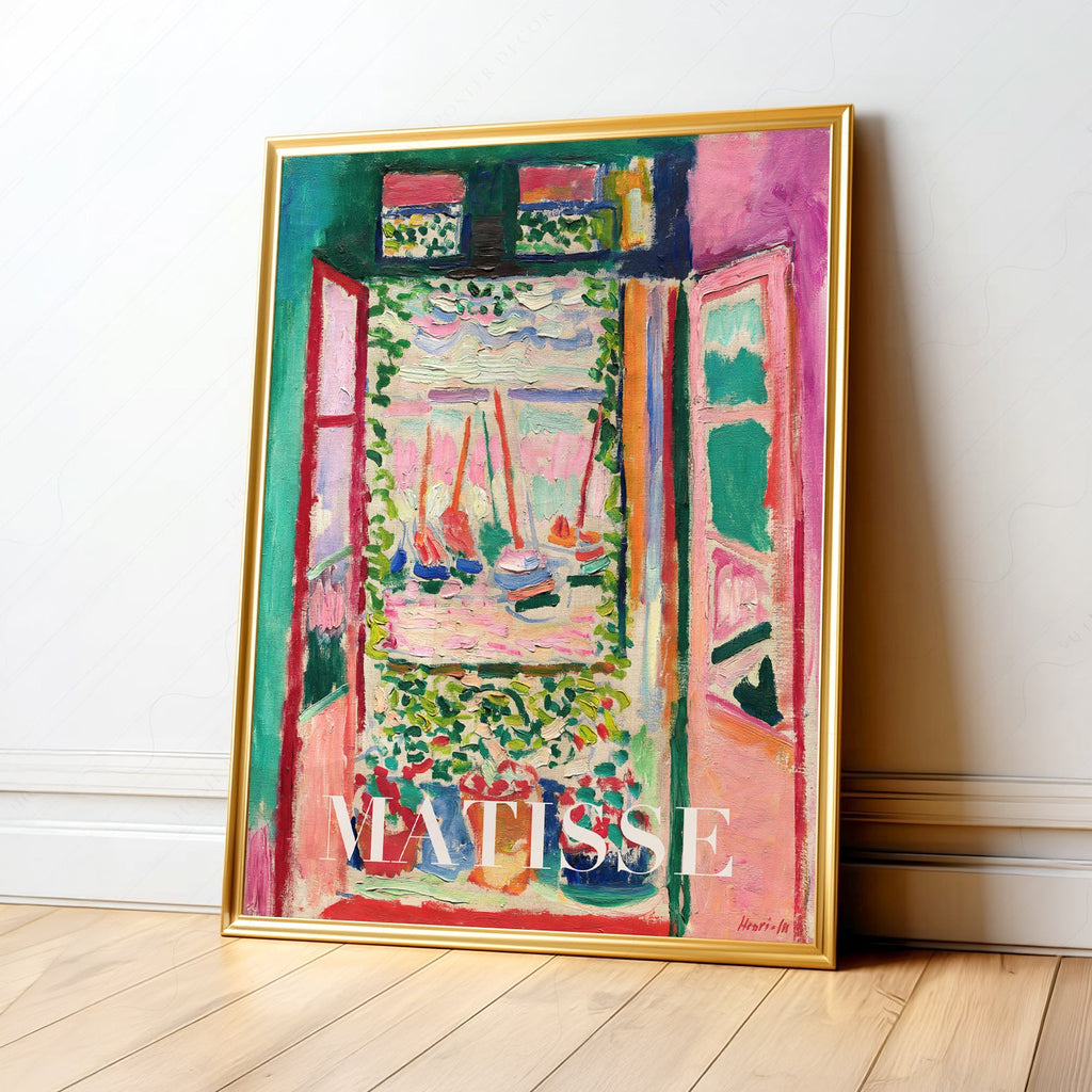 Henri Matisse The Open Window Art Print – Museum Wall Art Poster