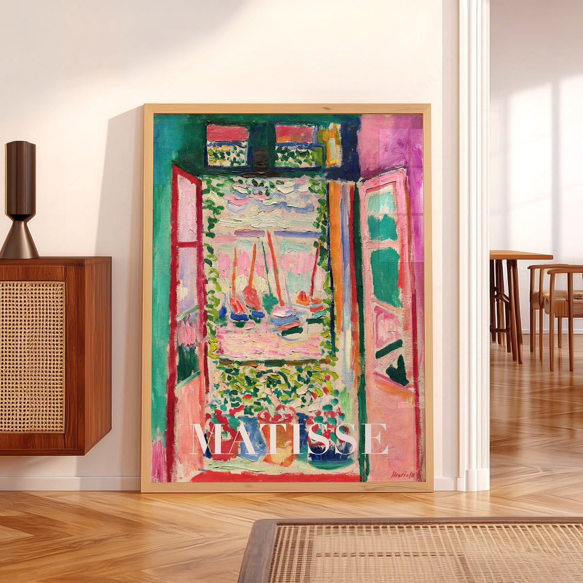 Henri Matisse The Open Window Art Print – Museum Wall Art Poster