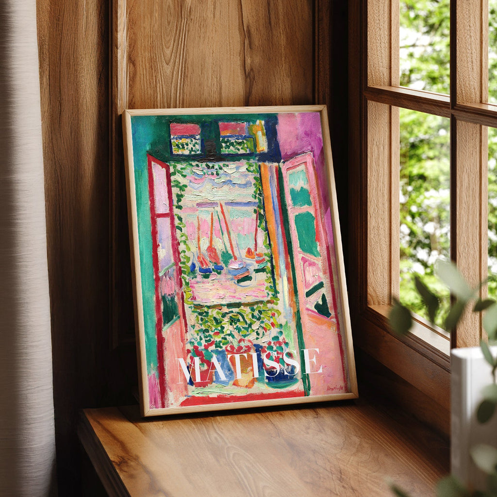 Henri Matisse The Open Window Art Print – Museum Wall Art Poster