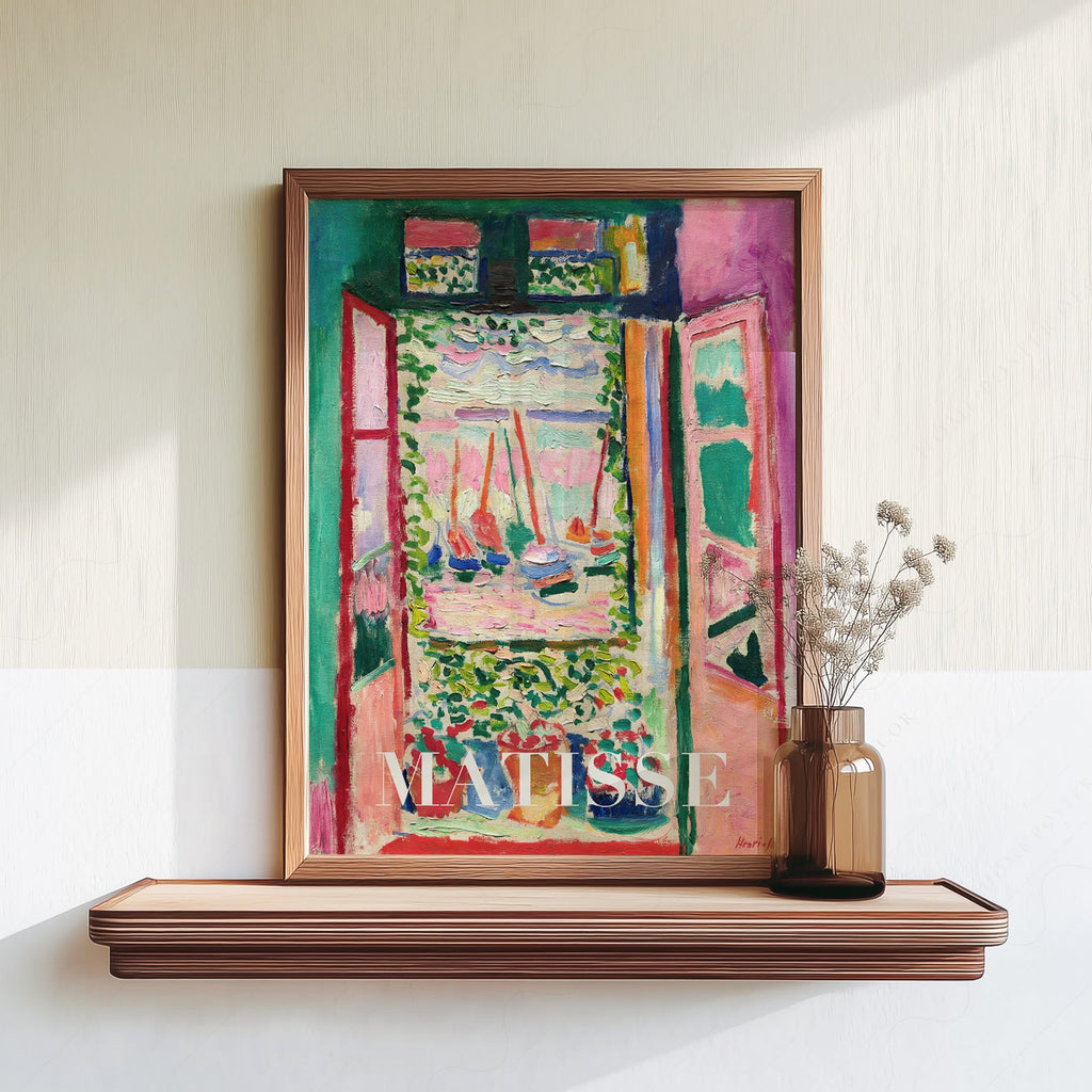 Henri Matisse The Open Window Art Print – Museum Wall Art Poster
