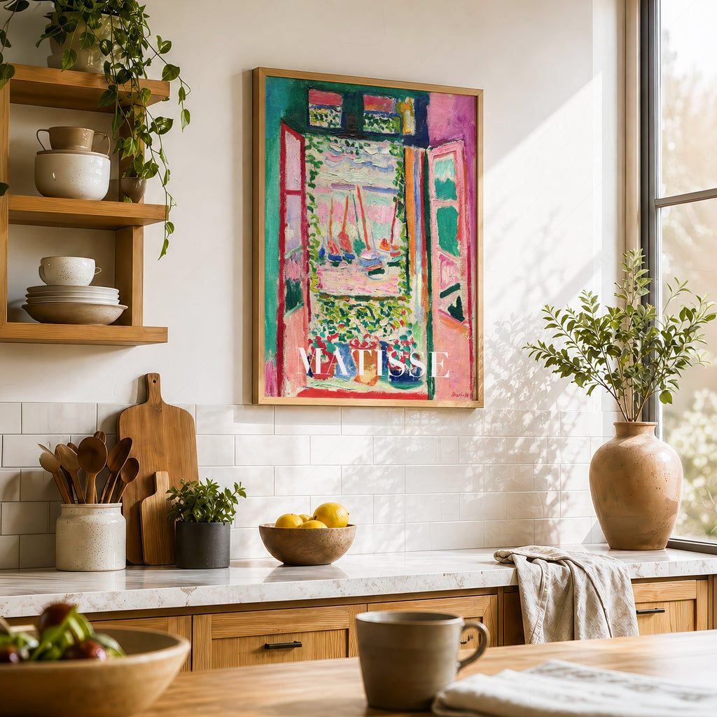Henri Matisse The Open Window Art Print – Museum Wall Art Poster