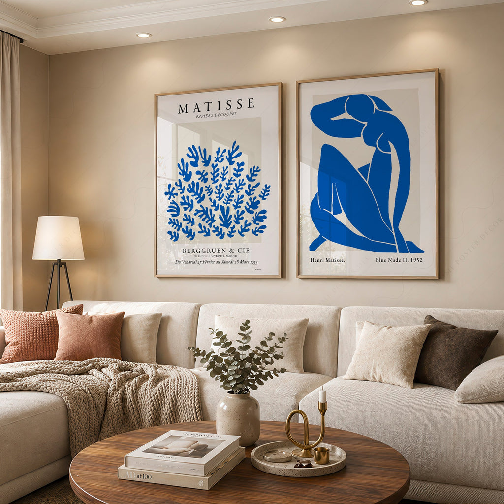 Henri Matisse Blue Nude & Papiers Découpés Print Set – Gallery Wall Art