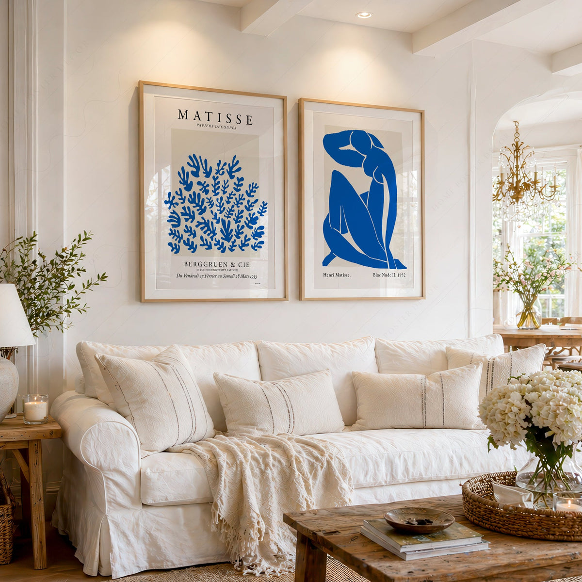 Henri Matisse Blue Nude & Papiers Découpés Print Set – Gallery Wall Art