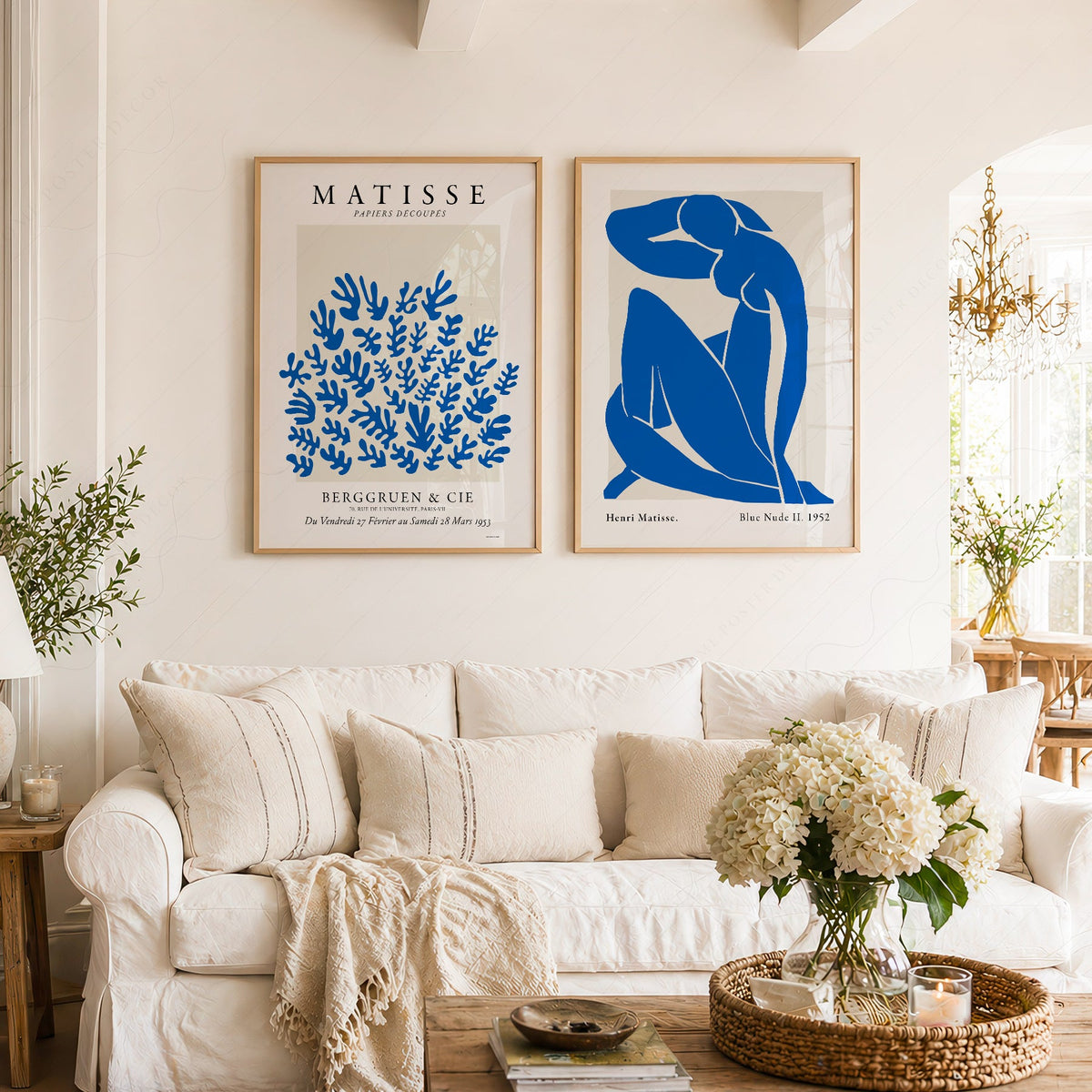 Henri Matisse Blue Nude & Papiers Découpés Print Set – Gallery Wall Art