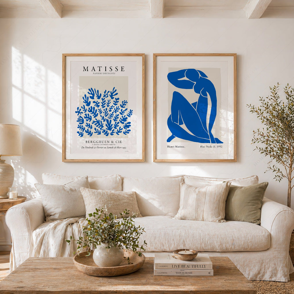 Henri Matisse Blue Nude & Papiers Découpés Print Set – Gallery Wall Art