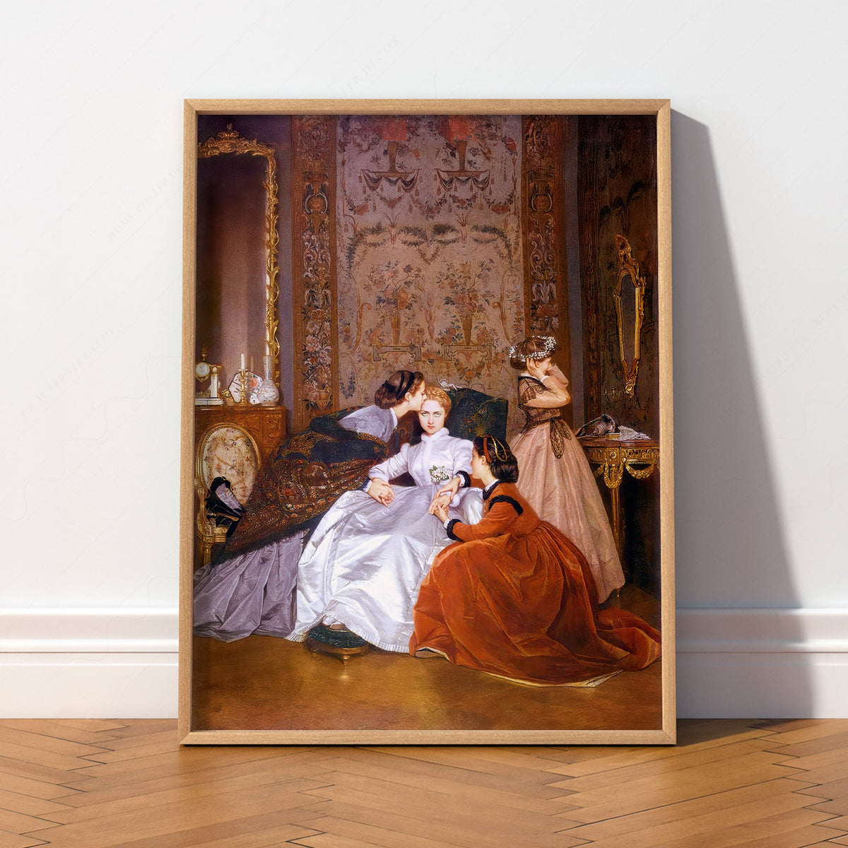 Auguste Toulmouche The Reluctant Bride Print – Victorian Wall Art Poster