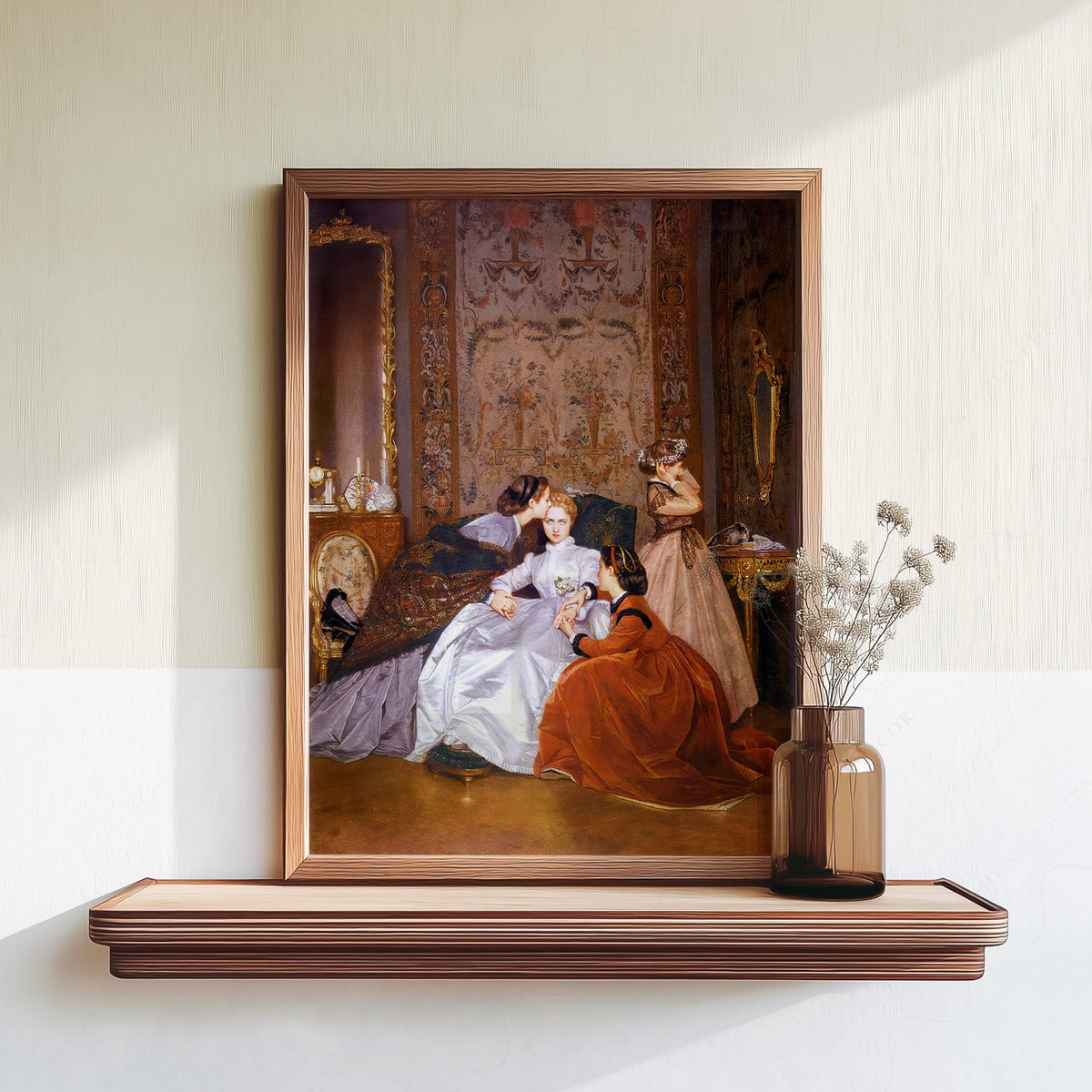 Auguste Toulmouche The Reluctant Bride Print – Victorian Wall Art Poster
