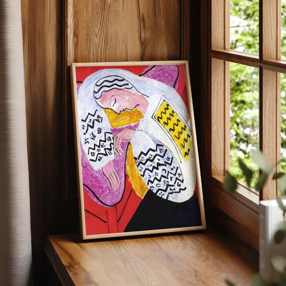 Henri Matisse The Dream Art Print – Modern Colorful Wall Poster
