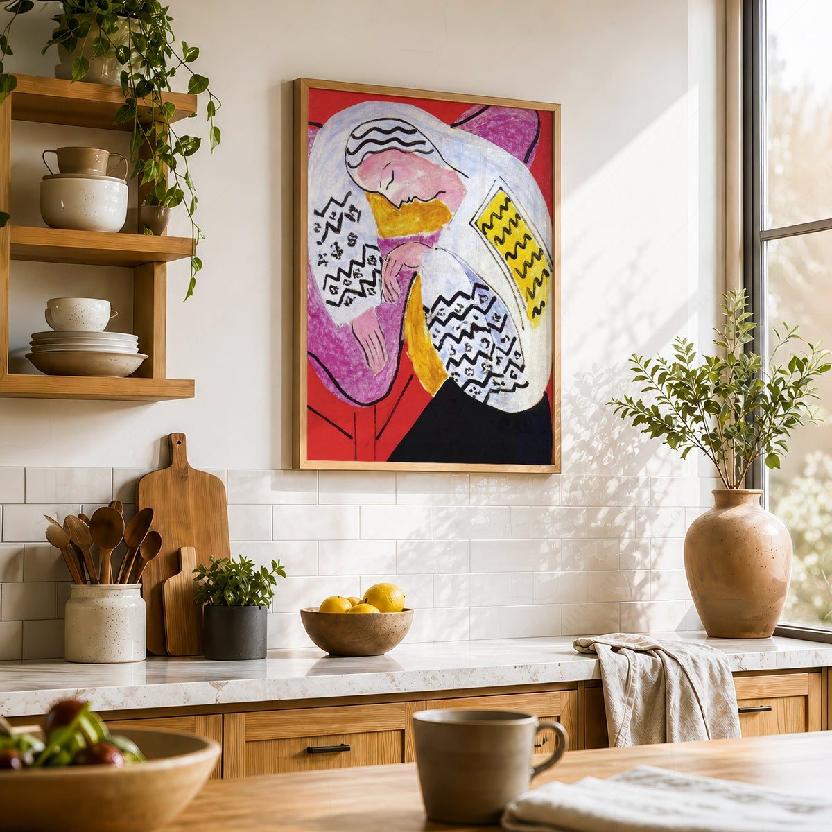 Henri Matisse The Dream Art Print – Modern Colorful Wall Poster