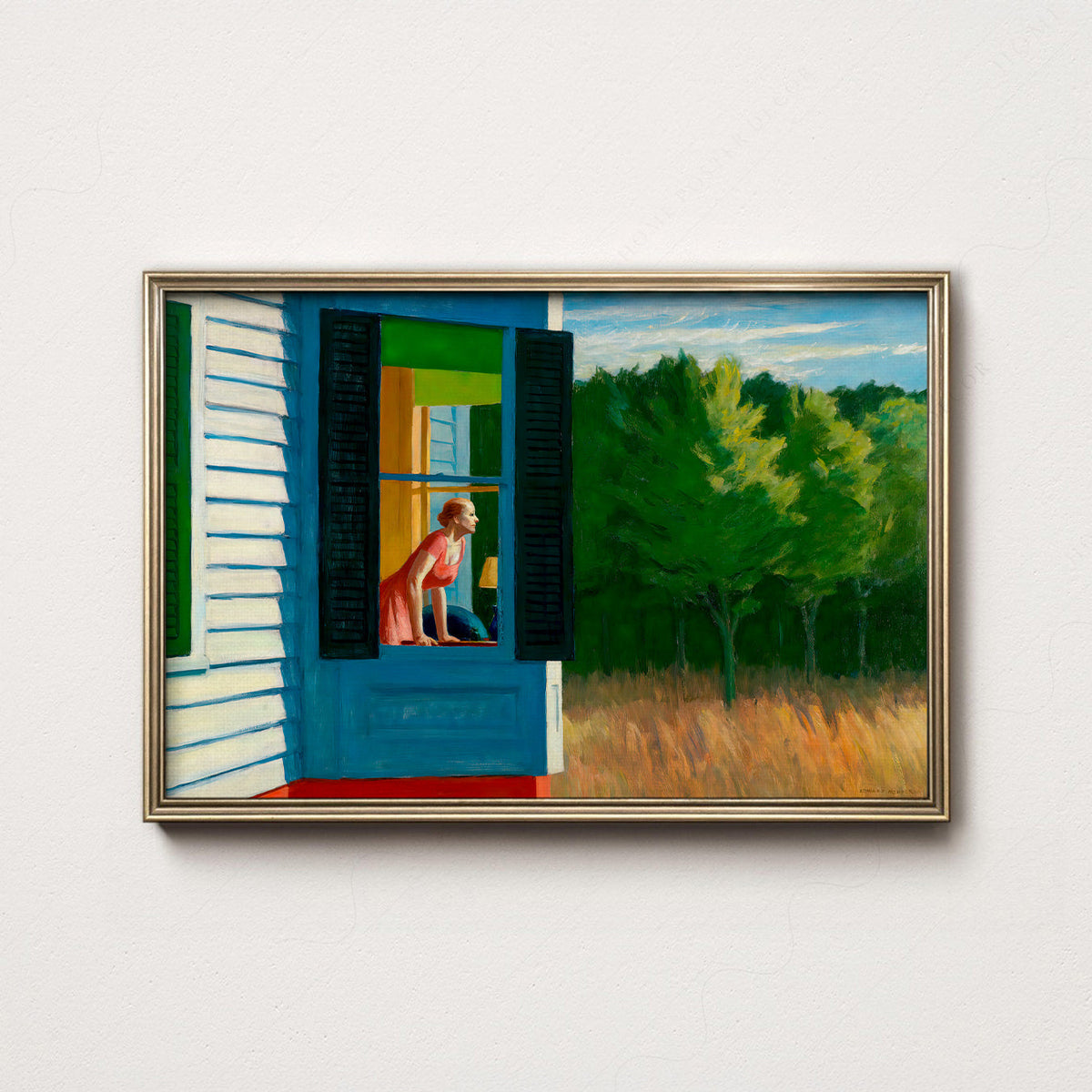 Edward Hopper Cape Cod Morning Art Print – American Realism Wall Poster