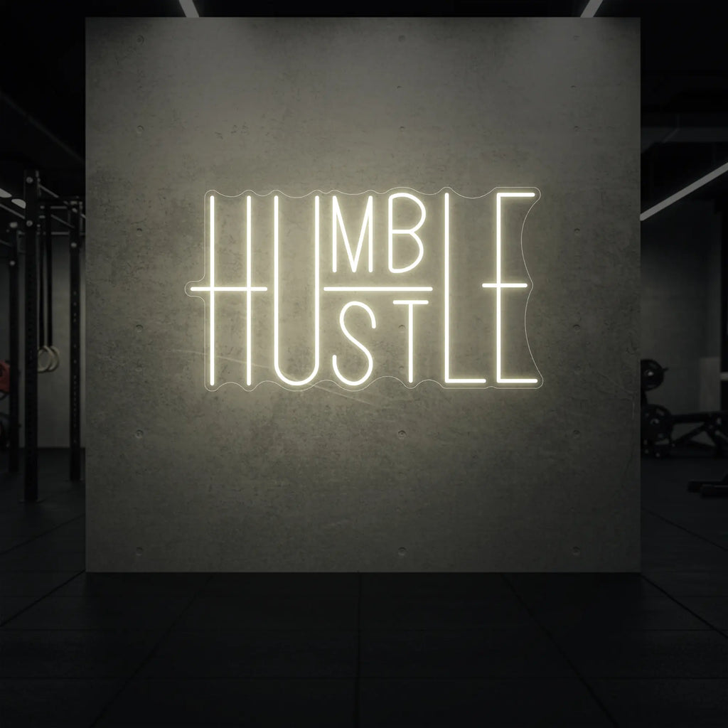 Humble Hustle Neon Sign