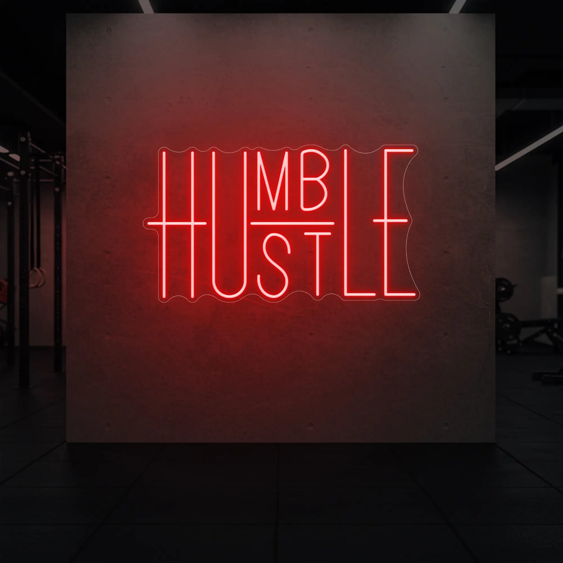 Enseigne lumineuse Humble Hustle
