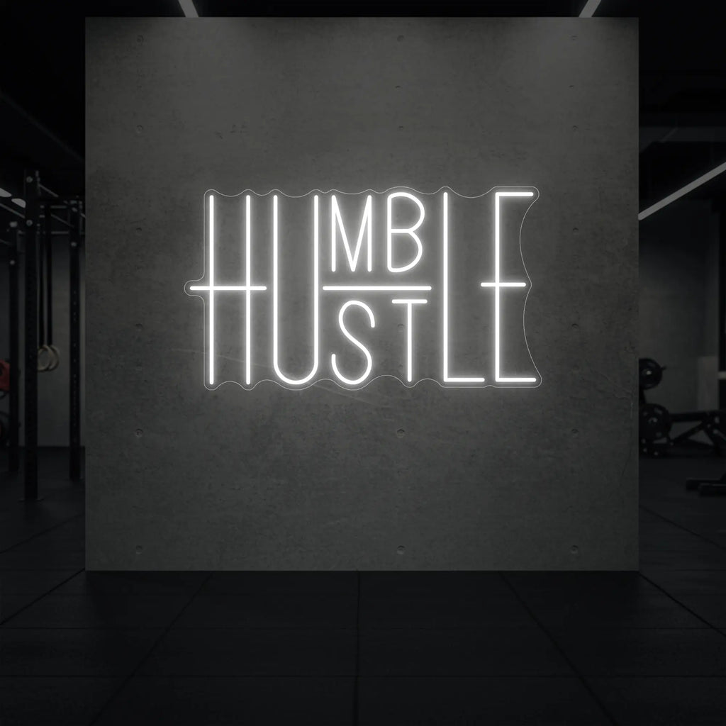 Humble Hustle Neon Sign