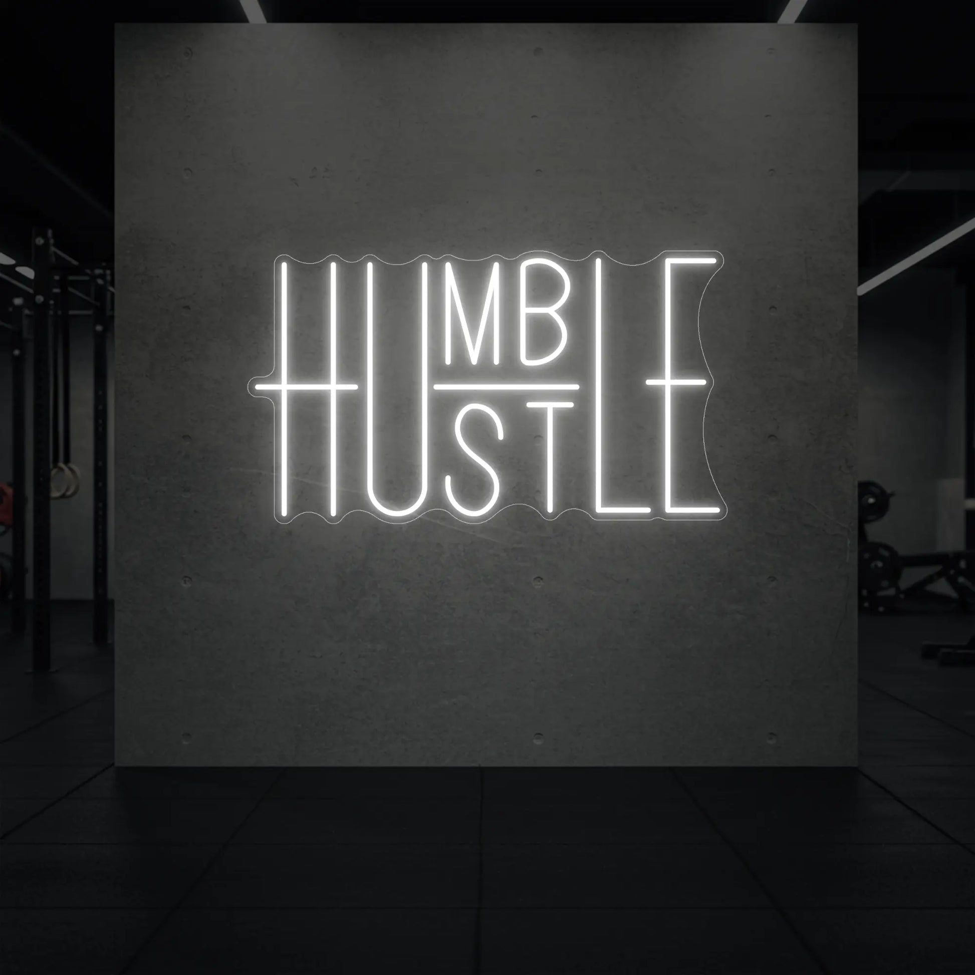 Enseigne lumineuse Humble Hustle