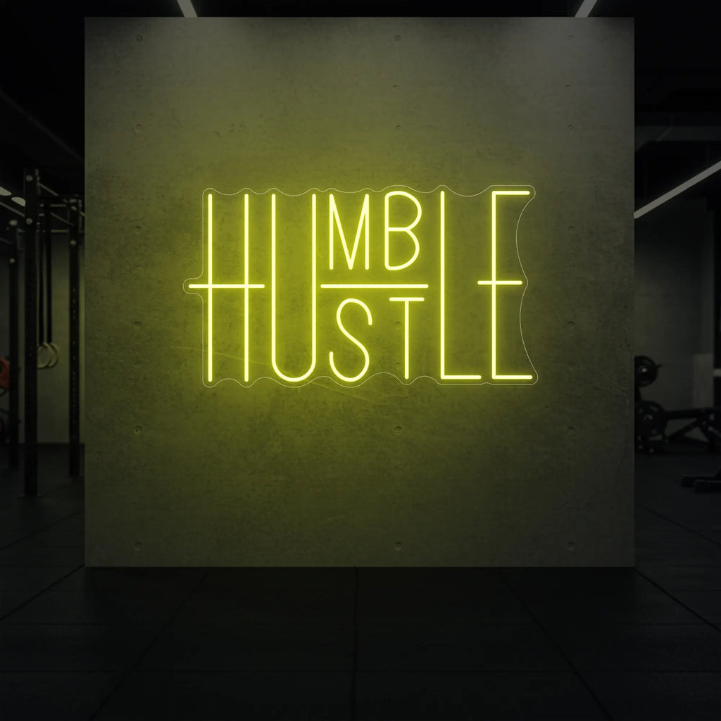 Humble Hustle Neon Sign