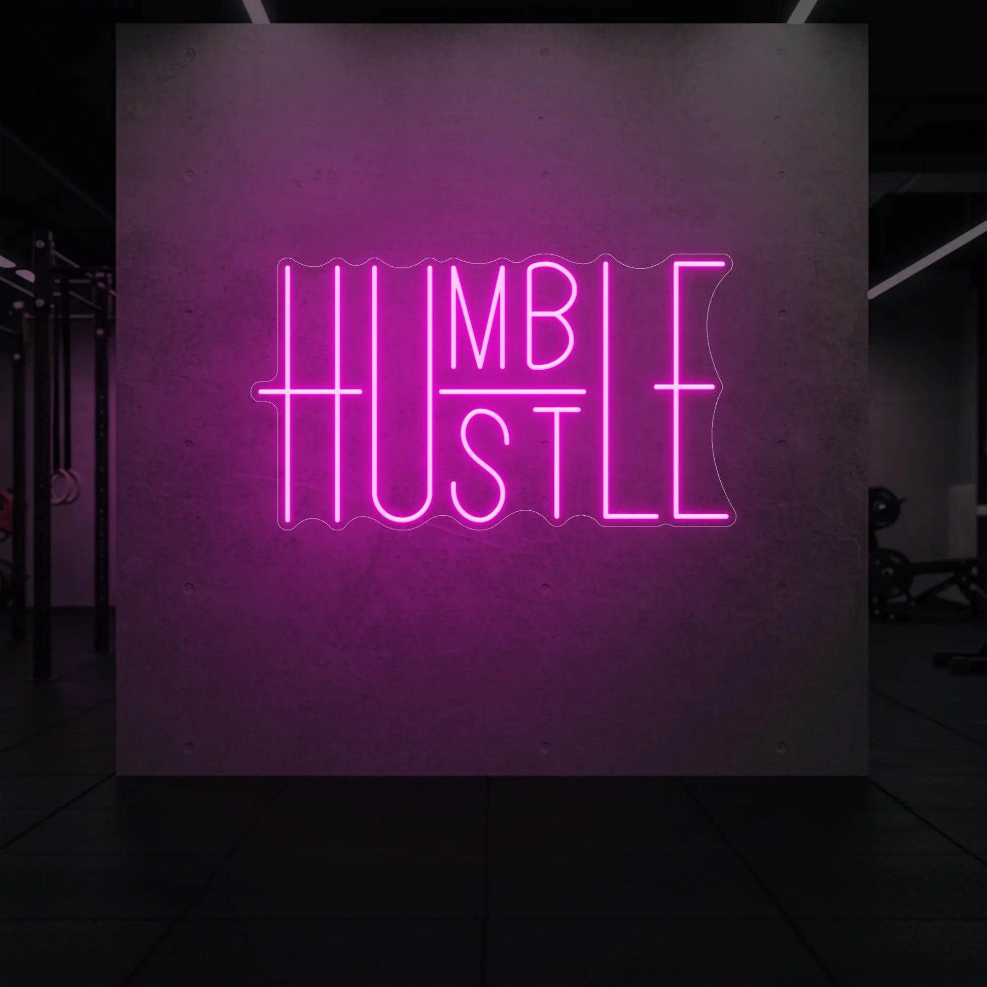 Enseigne lumineuse Humble Hustle