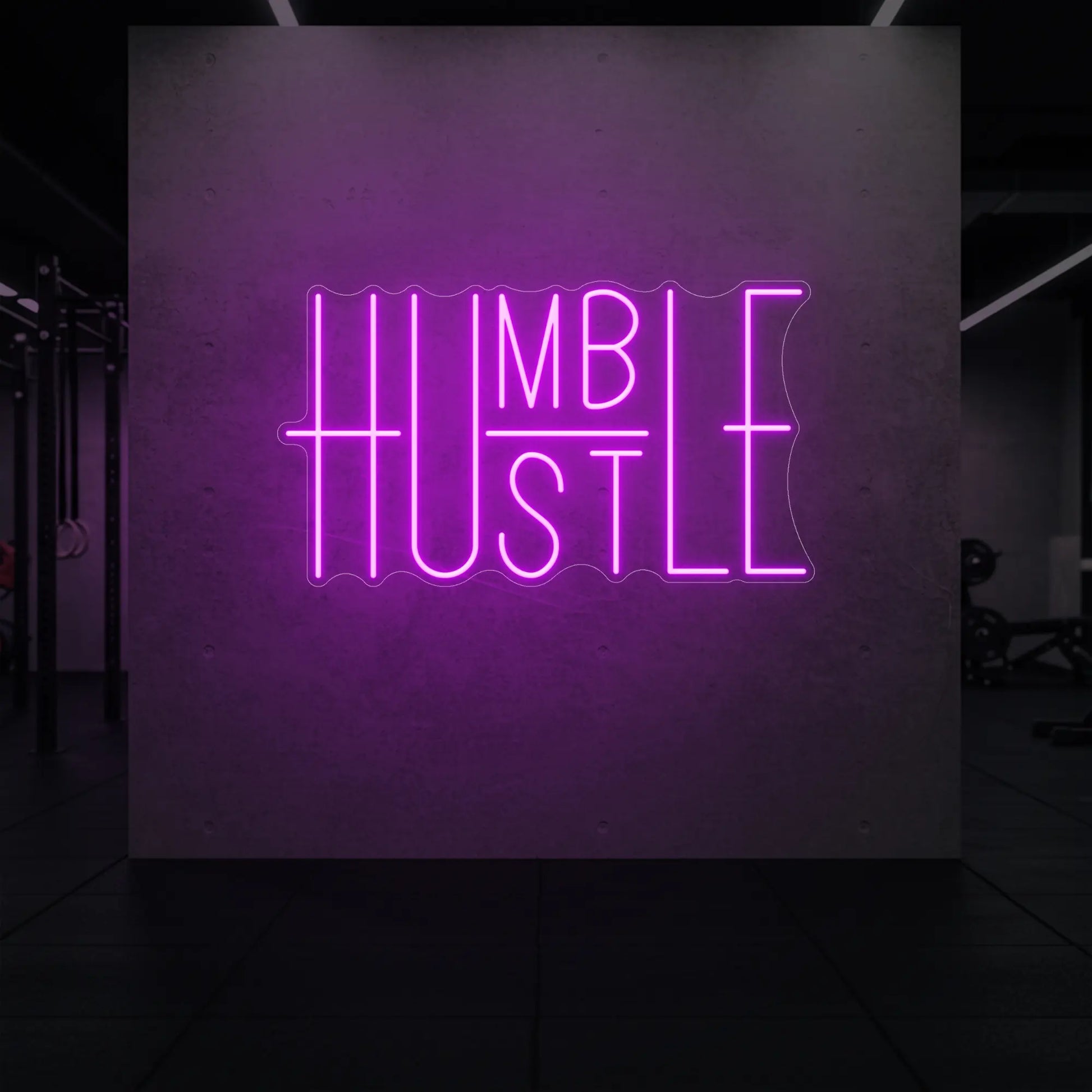 Enseigne lumineuse Humble Hustle