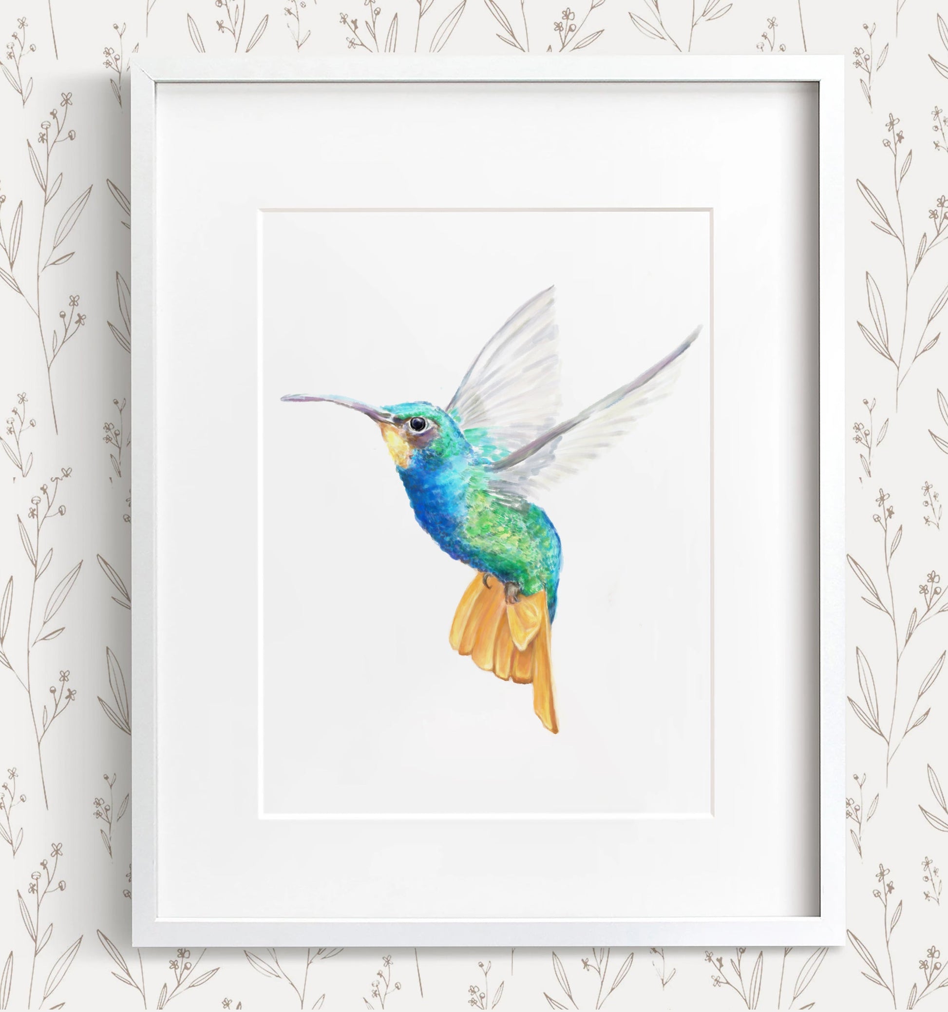 Estampe d'art Colibri