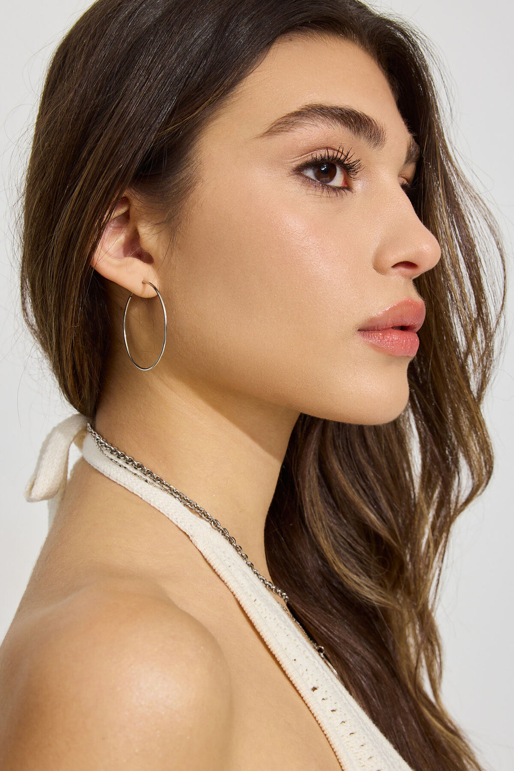 Lot de 2 créoles basiques super fines