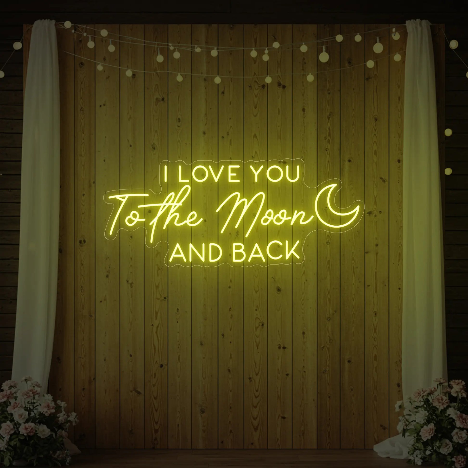 I Love You to the Moon and Back Neon Sign