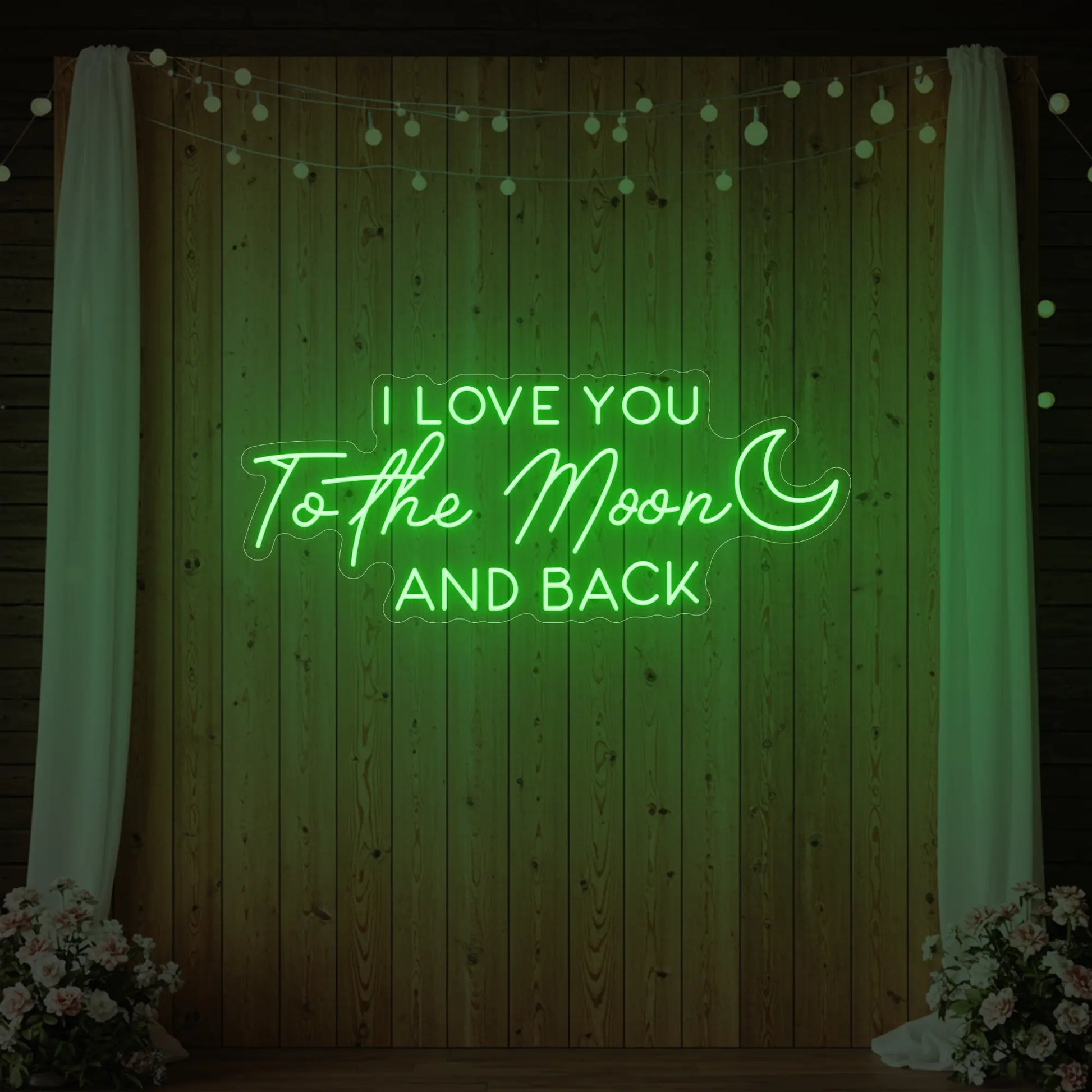I Love You to the Moon and Back Neon Sign