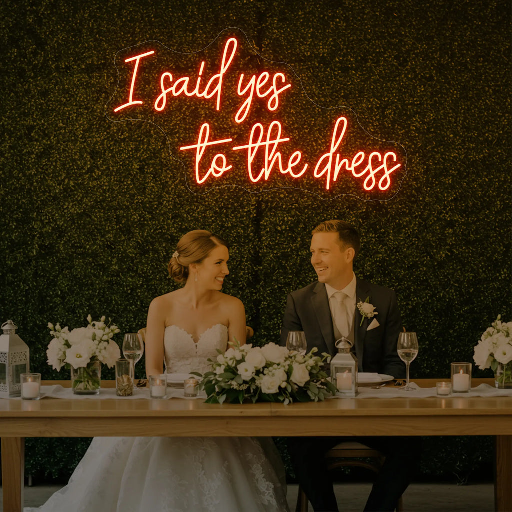 I Said Yes to the Dress Neon Sign