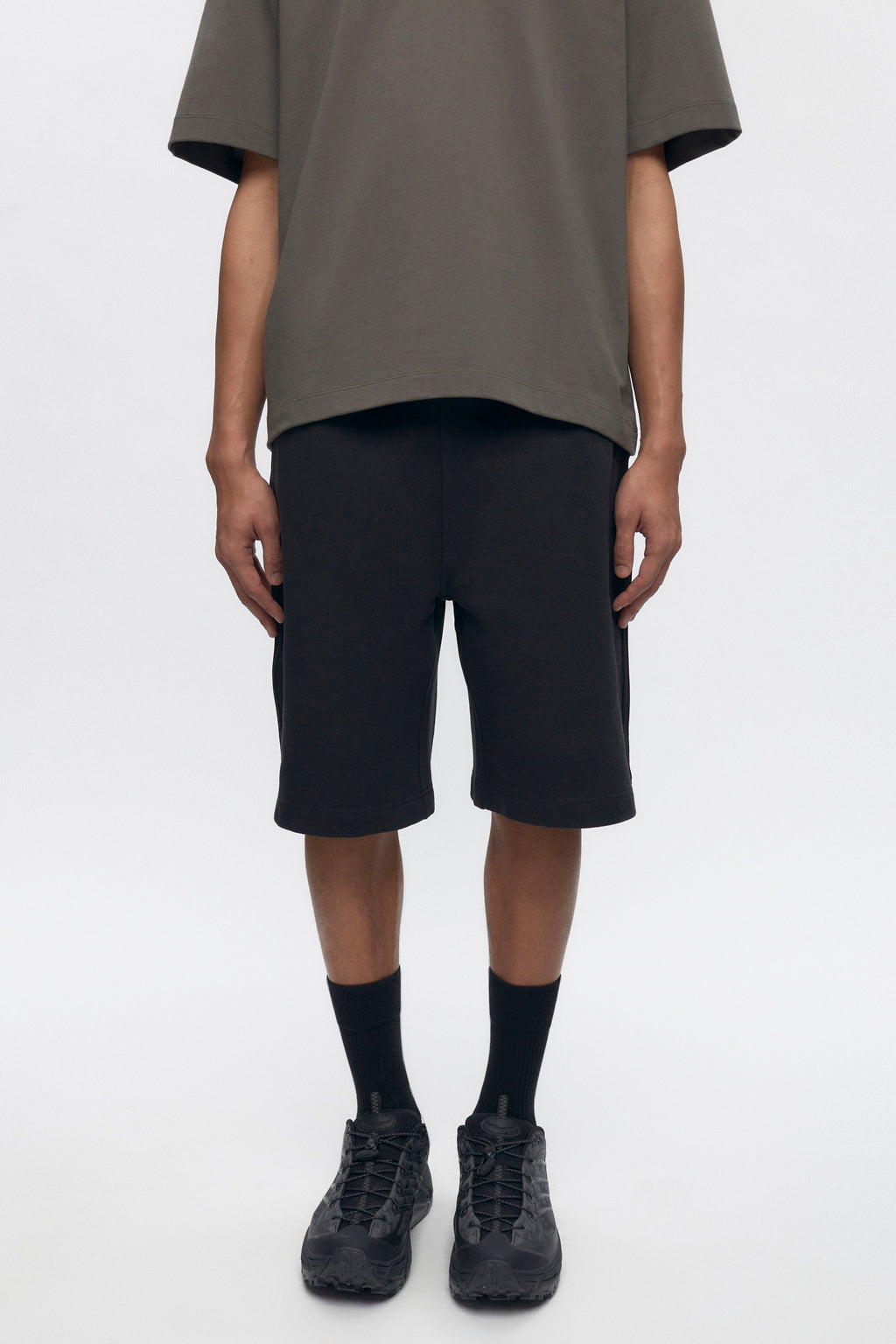 Short de survêtement en molleton français pour homme