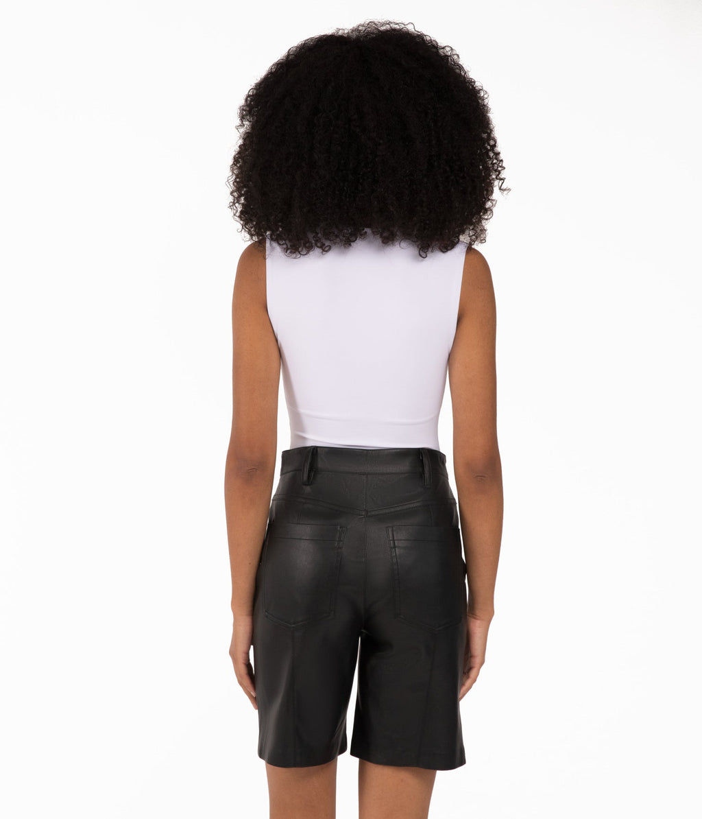 Short végan taille haute pour femme EDIE