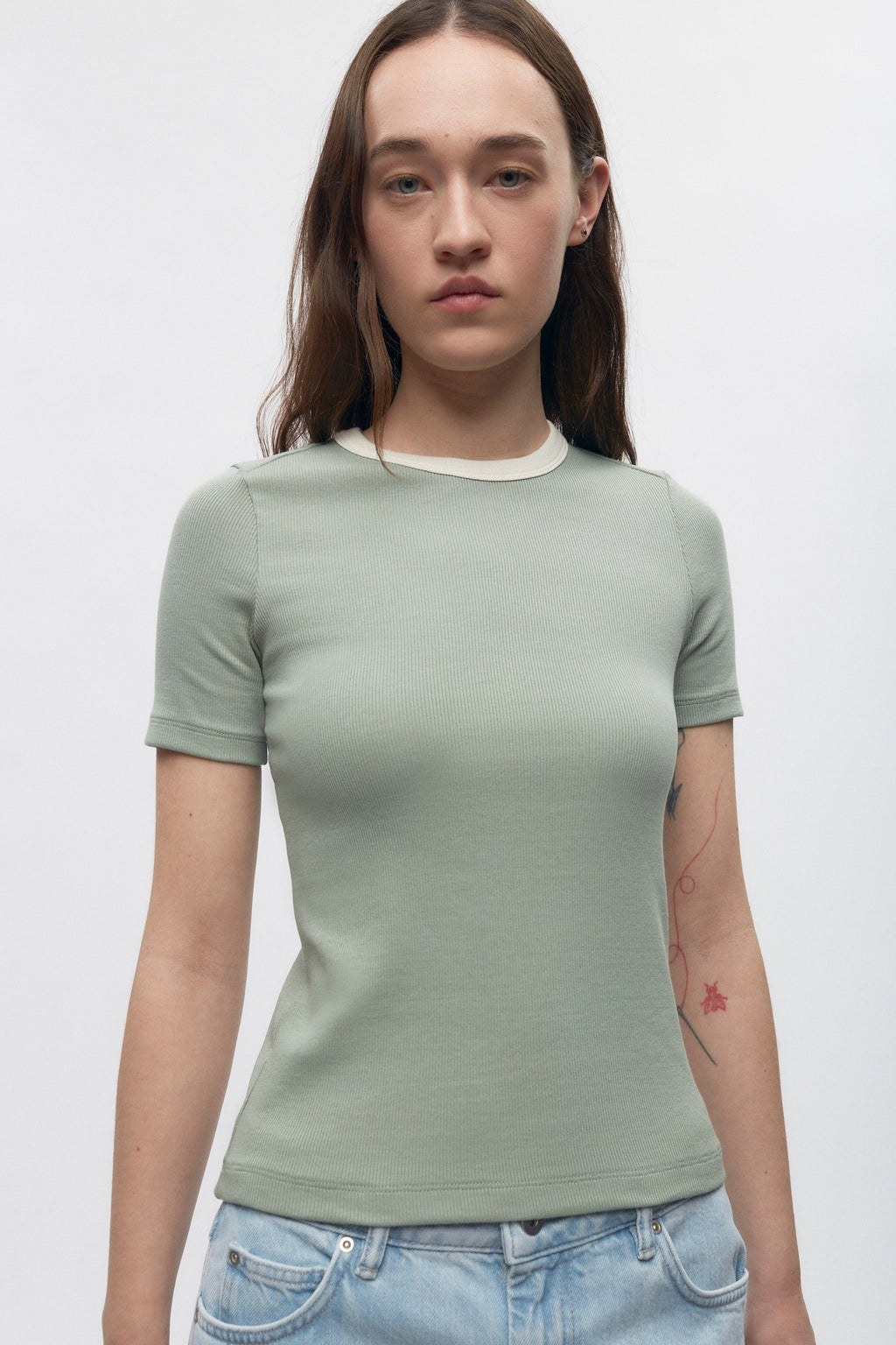 Women's Fitted Rib Tee