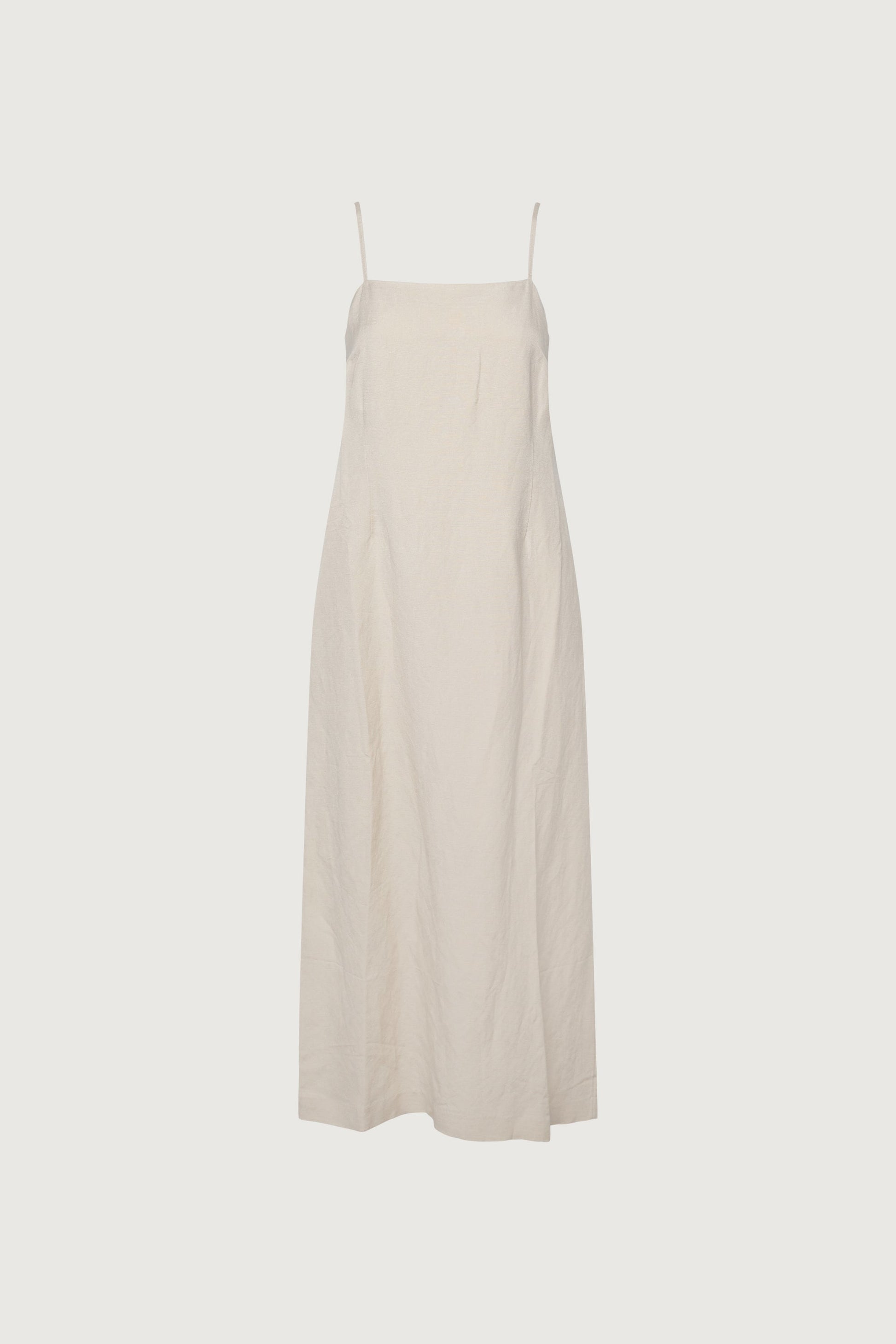 ROBE MAXI EN MÉLANGE DE LIN