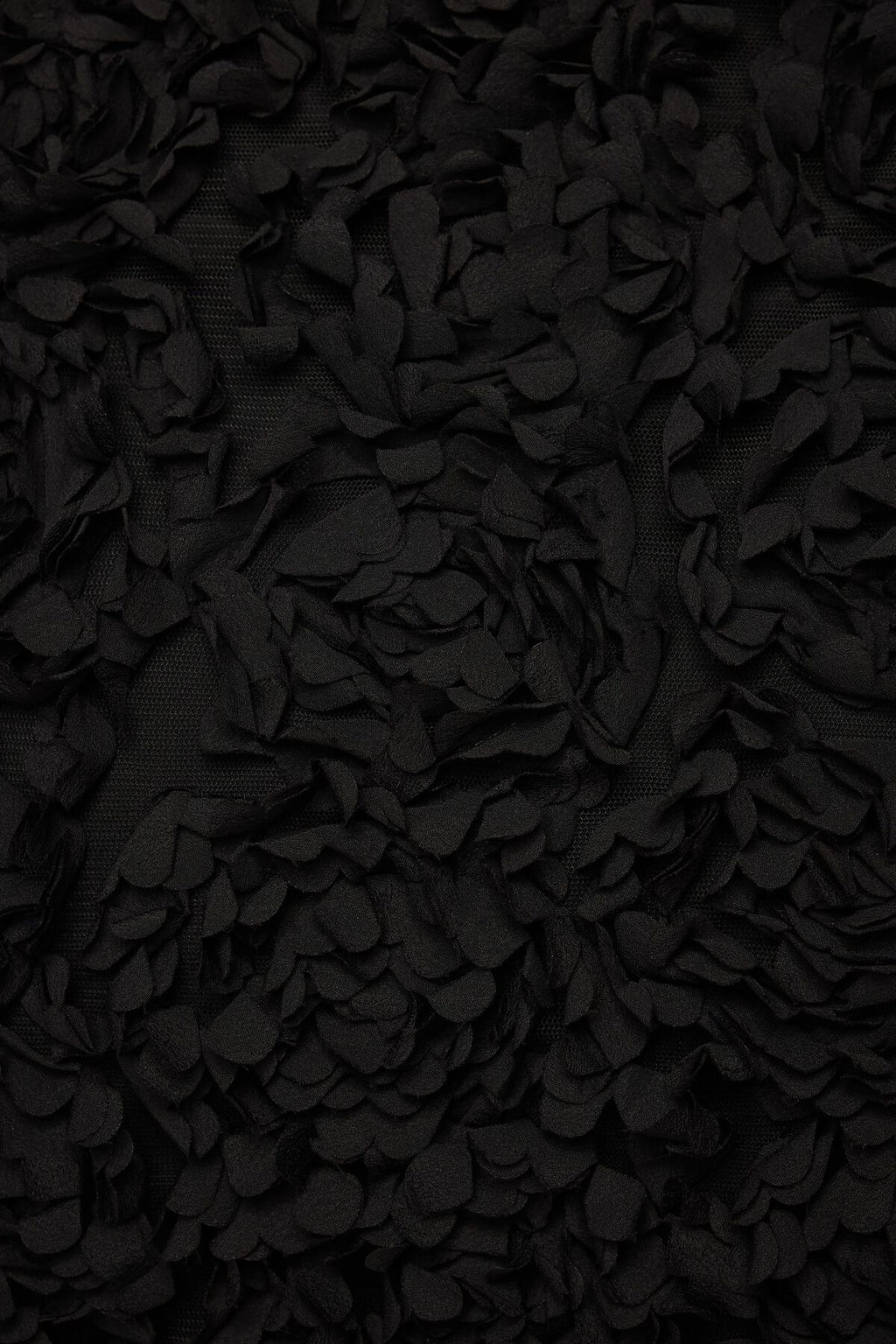 Flower Appliqué Bodycon Mini Skirt