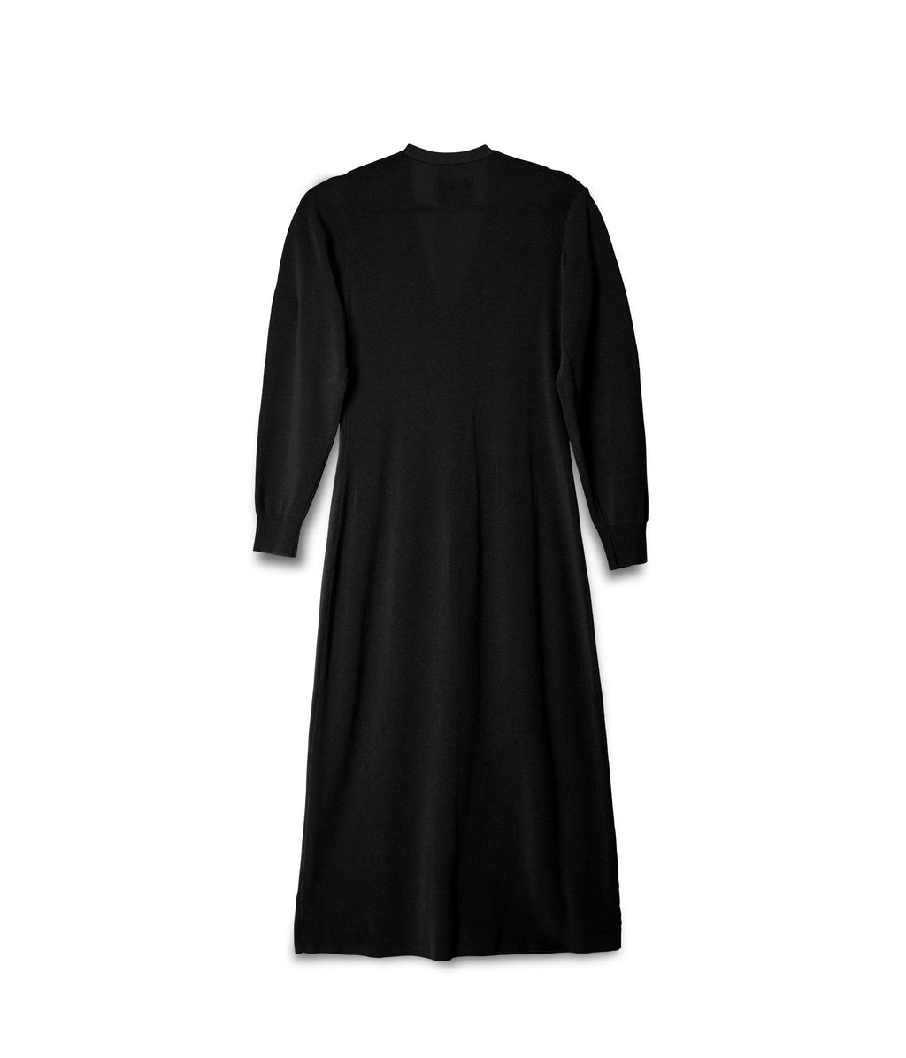 FRANEK Cardigan long à manches longues et boutons sur le devant