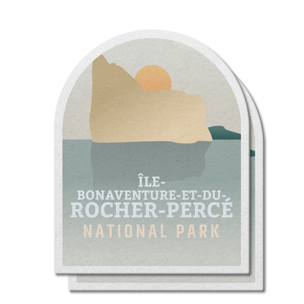IIle-Bonaventure-et-du-Rocher-Percee Quebec National Park Waterproof Vinyl Sticker