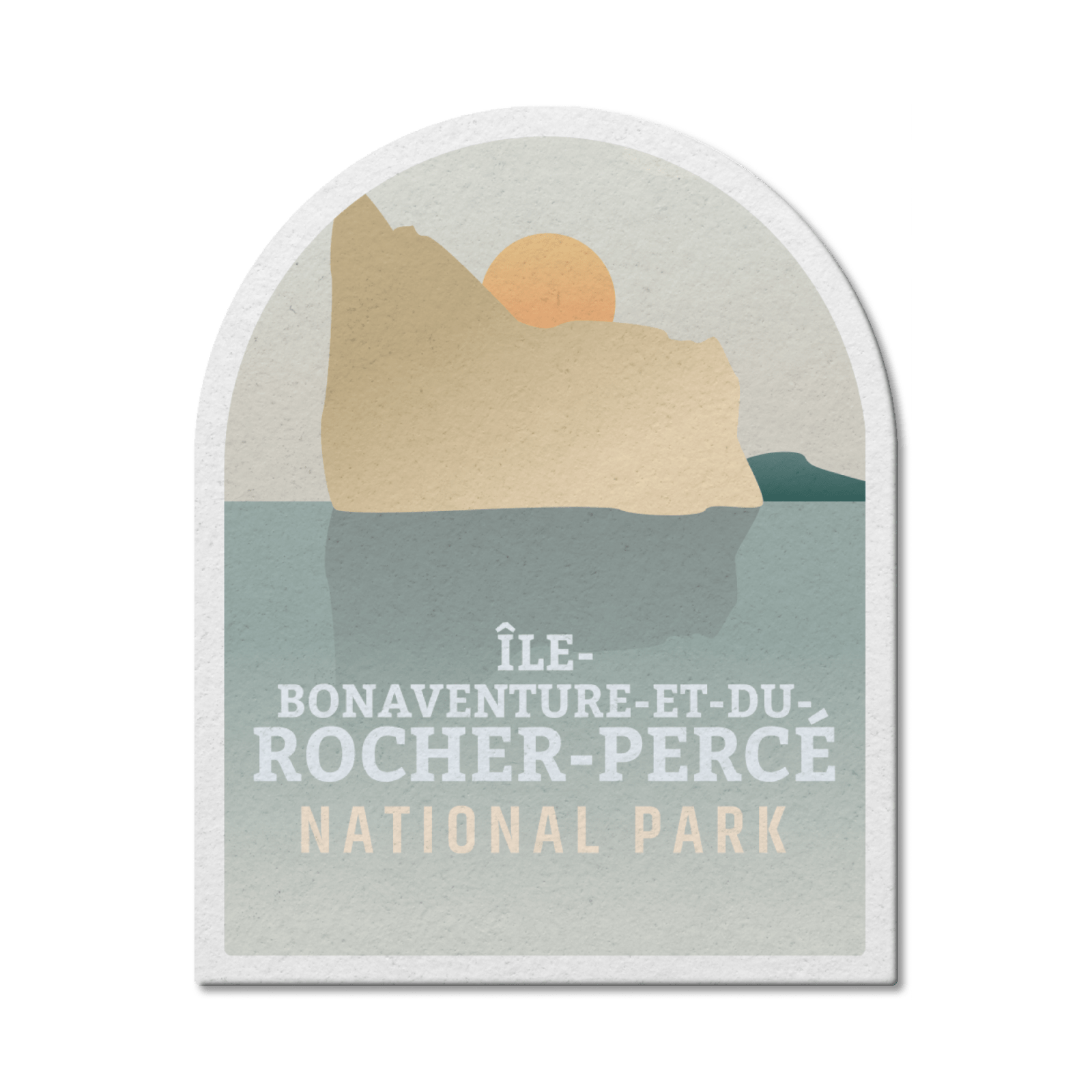 IIle-Bonaventure-et-du-Rocher-Percee Quebec National Park Waterproof Vinyl Sticker