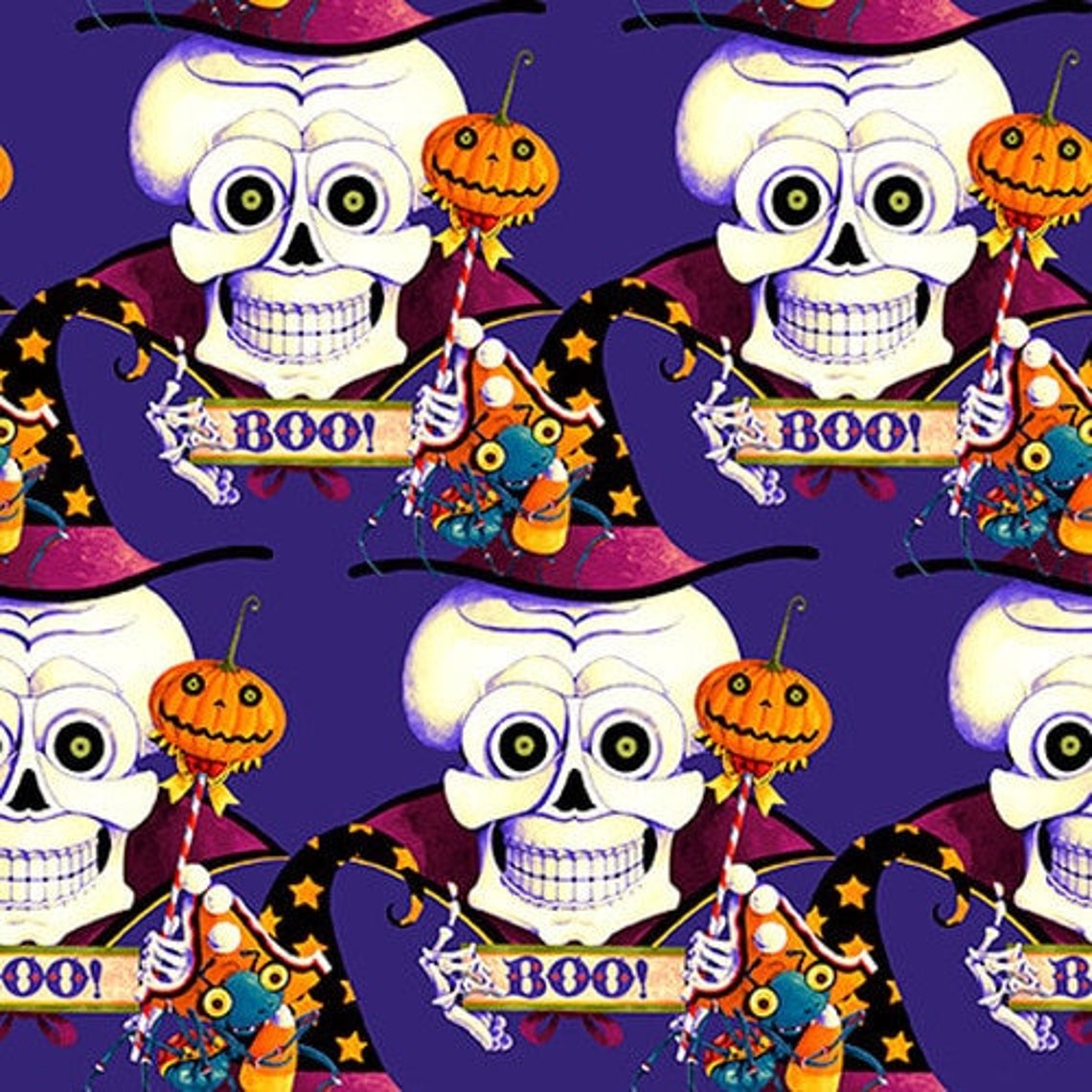 Pensée de sorcière - Crânes violets