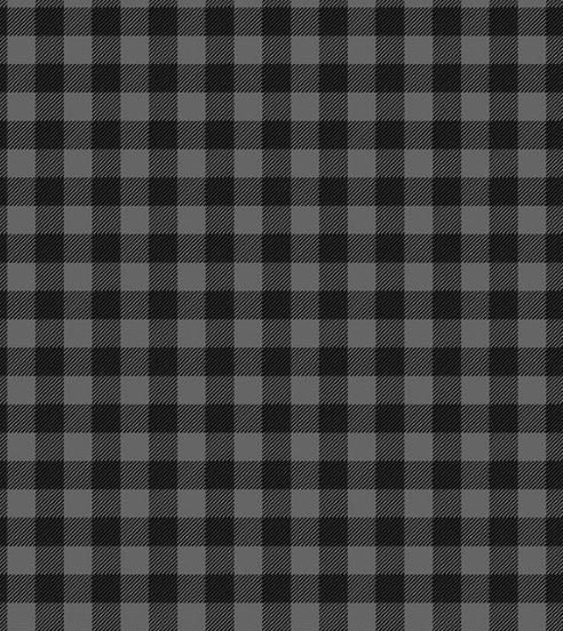 Wilmington Prints' Essentials - Buffalo Check - Gris/Noir