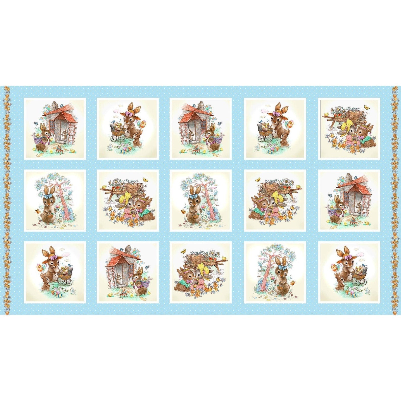 Queues de lapin par Robert Giordano - Panneau