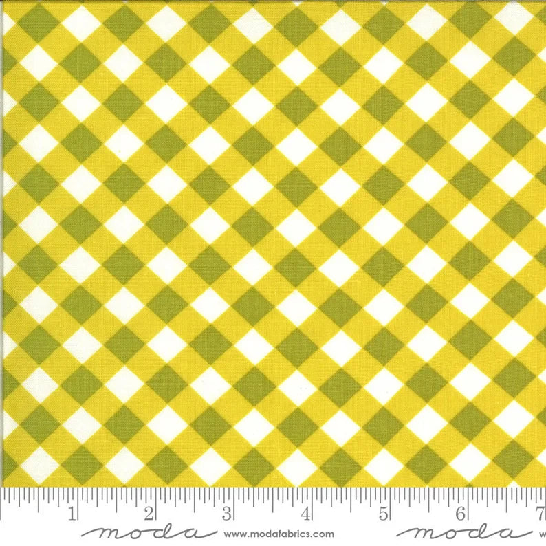 Bouquet fleuri pour tissus Moda - Plaid Citrine